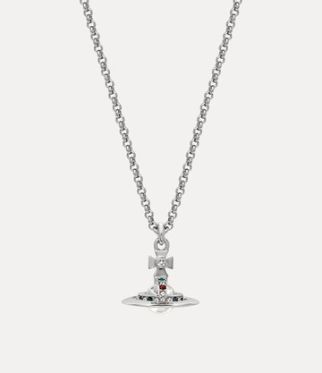 Vivienne Westwood New Petite Orb Pendant Necklace Silver Women