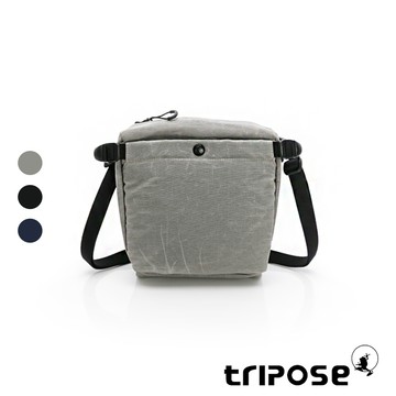 tripose EASEPASSE油蠟尼龍中性百搭防潑水輕量斜背小方包
