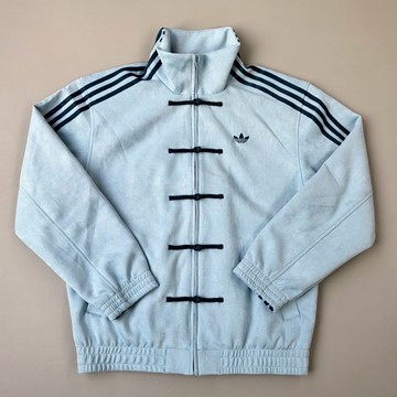 ADIDAS ORIGINALS CTT 3.1 SOFT 天空藍 新中式 唐裝 外套 長袖 夾克 愛迪達 KT3846