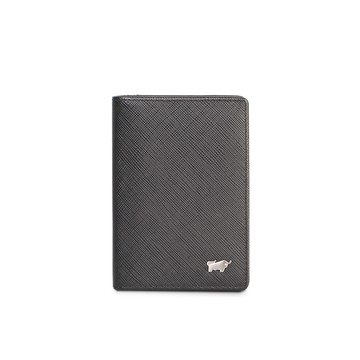 BRAUN BUFFEL 台灣總代理 尚恩-A 厚型名片夾-黑色/BF354-402-BK