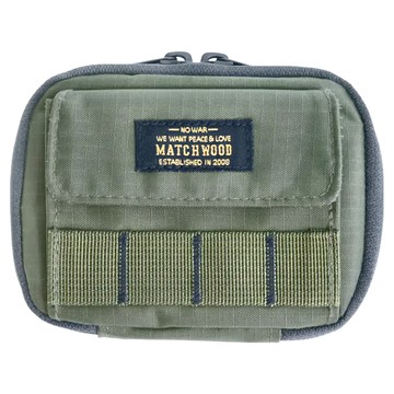Matchwood Fusion錢包 軍綠色 抗撕裂尼龍帆布  12.5 x 9.5 x 2.3cm