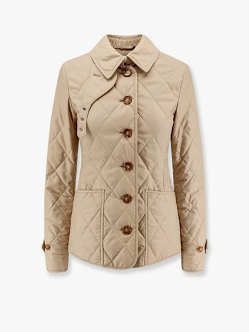 Fernleigh quilted jacket with check lining - BURBERRY - gender_Woman