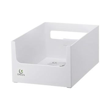 廚房長型分隔收納盒  30.5 x 20.3 x 13.8cm  白色  1個