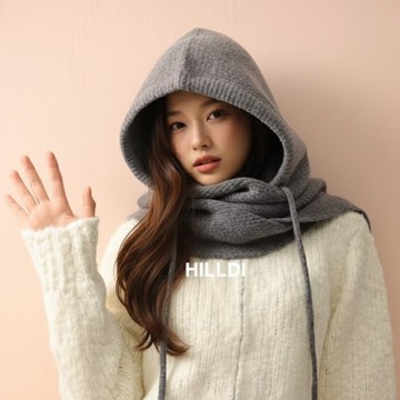 【梨花HaNA】城市漫步者 純粹主義克拉巴法連帽圍脖圍巾