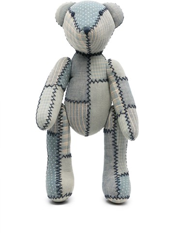 Ralph Lauren RRL - patchwork cotton bear - unisex - Cotton - One Size - Blue