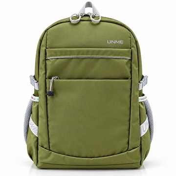 UnMe MAX極簡輕量背包 休閒背包UN2012系列 人體工學 學生書包 軍綠色 臺灣製造
