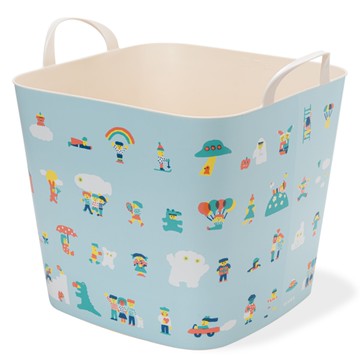 日本stacksto - 日本 Stacksto X AIUEO 聯名收納籃-(Chibi的365 天) (33.5*33.5*34.6cm)