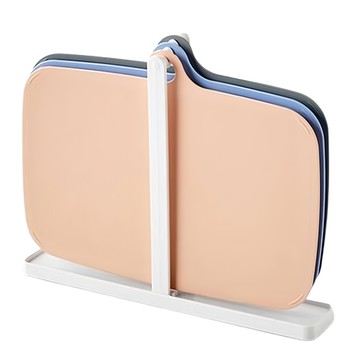 摩登小屋 Sugar Cook 索引掛式砧板4件組  3個砧板 + 砧板架  1組