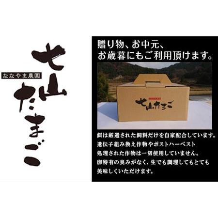 ふるさと納税 放し飼い！七山たまご 40個箱 (大玉) 玉子 生卵 鶏卵 佐賀県唐津産 佐賀県唐津市