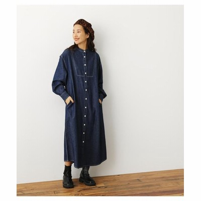 ロデオクラウンズワイドボウル バンドカラーデニムシャツワンピース レディース D Blu3 Free Rodeo Crowns Wide Bowl 通販 Lineポイント最大get Lineショッピング