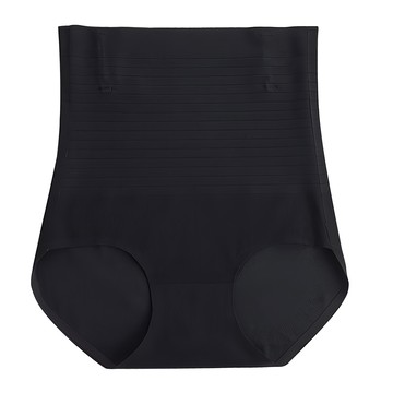 超薄高腰收腹提臀褲  M  黑色