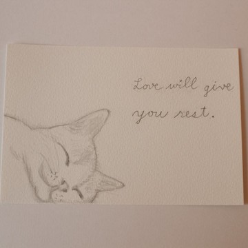 客製化 繪畫 Love will give you rest