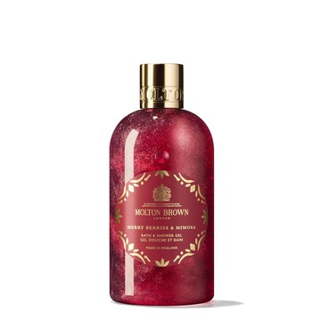 (短效) Merry Berries & Mimosa_XMAS 23_Bath & Shower Gel_300ml_耶誕紅莓&含羞草沐浴膠 (效期:202510)