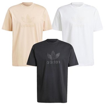【下殺】Adidas 棉質短袖上衣 男裝 三葉草 卡其/白/黑【運動世界】IX6747/IZ2526/IZ2527