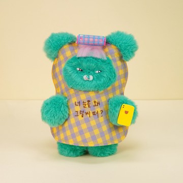 【Toyzeroplus】Wasabi Bear - 絨毛玩偶 (含衣著)