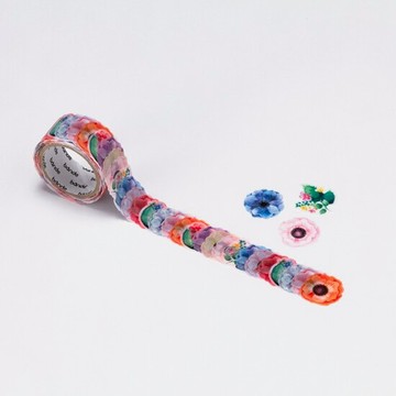 【BANDE】 和紙膠帶貼紙 - 銀蓮花 ( BDA206 )【領券800折50最高再折千】12/31止