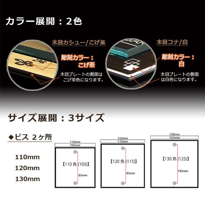    表札 アクリル   G-STYLE オリジナル表札  G-1625   ガラスアクリル表札×金調 黒   150mm×B4   機能門柱 機能ポール対応   YKKap - 4