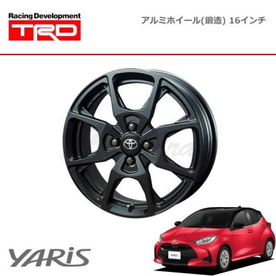 TRD アルミホイール(鍛造) 16インチ 1本 ヤリス MXPH10 MXPH15 MXPA10 MXPA15 20/1〜 除く14インチ ホイール(2WD)付車 | LINEショッピング