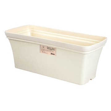 亞麻PP長花槽2尺 米白色