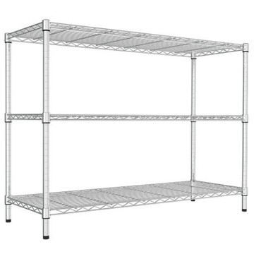 youneed 加強防鏽三色120X45X90 三層鐵力士架(鍍鉻架/電器架/收納架)