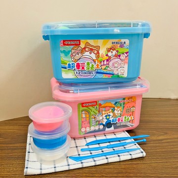 筆樂 DF8631 柴語錄 超輕黏土 (盒裝) (12色)【APP滿額下單10%點數(單一帳號最高5000點)】1/31止