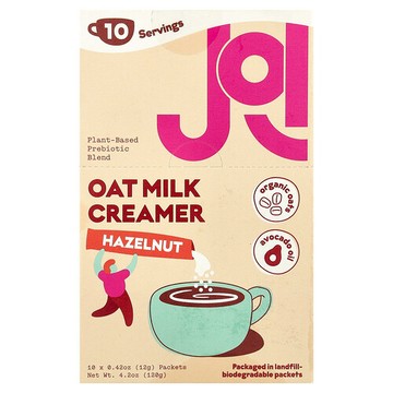 JOI, 燕麥奶精，榛子，10 包，每包 0.42 盎司（12 克）