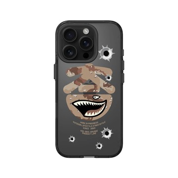 iPhone 16 Pro Clear (相機按鈕) 酷墨灰 - KID - KID沙漠迷彩款