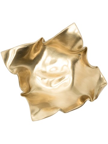 Completedworks - sculpted gold-tone dish - unisex - Gold Plated - One Size