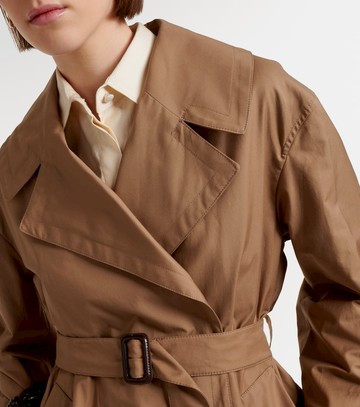 Max Mara Cotton-blend twill trench coat