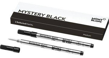 【文具通】Montblanc 萬寶龍 鋼珠筆 筆芯 替芯 Medium 105158 粗 漆黑魅影 2支裝 S1010564【APP滿額下單10%點數(單一帳號最高1500點)】8/31止