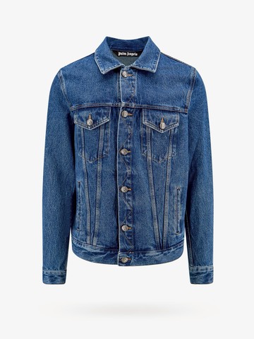 Denim jacket with monogram detail - PALM ANGELS - gender_Man