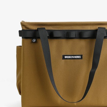 BROOKLYNWORKS 鋼架收納袋 (FRAME BAG)-棕色