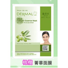 韓國DERMAL 橄欖抗老保濕面膜 1入 [42755] ::WOMAN HOUSE::