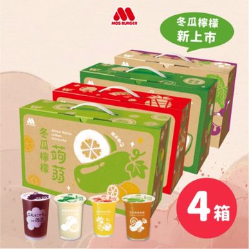 MOS摩斯漢堡 蒟蒻禮盒(190g*15入/盒)4盒組