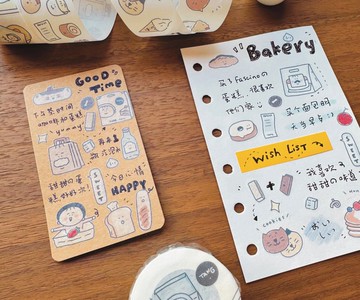 【唐小糖】甜點時刻 甜品烘培日常和紙膠/帶離型紙/膜切方便撕