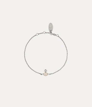 Vivienne Westwood Balbina Bracelet Silver Glass Pearls Women