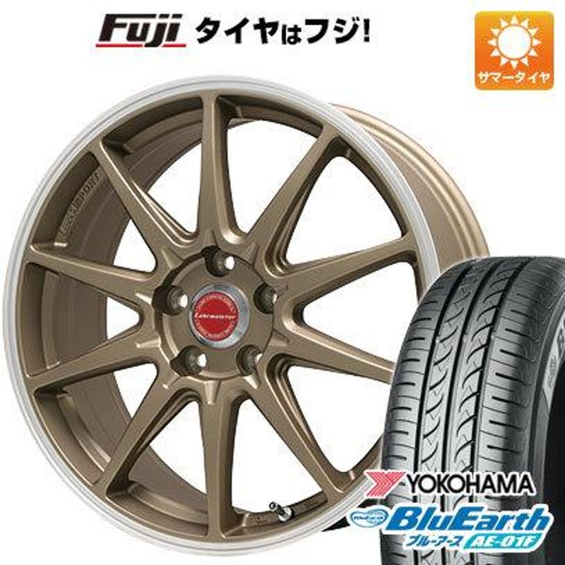 新品国産5穴100車】 夏タイヤ ホイール4本セット 205/55R16 ヨコハマ ブルーアース AE-01F レアマイスター LMスポーツRS10  16インチ | LINEショッピング