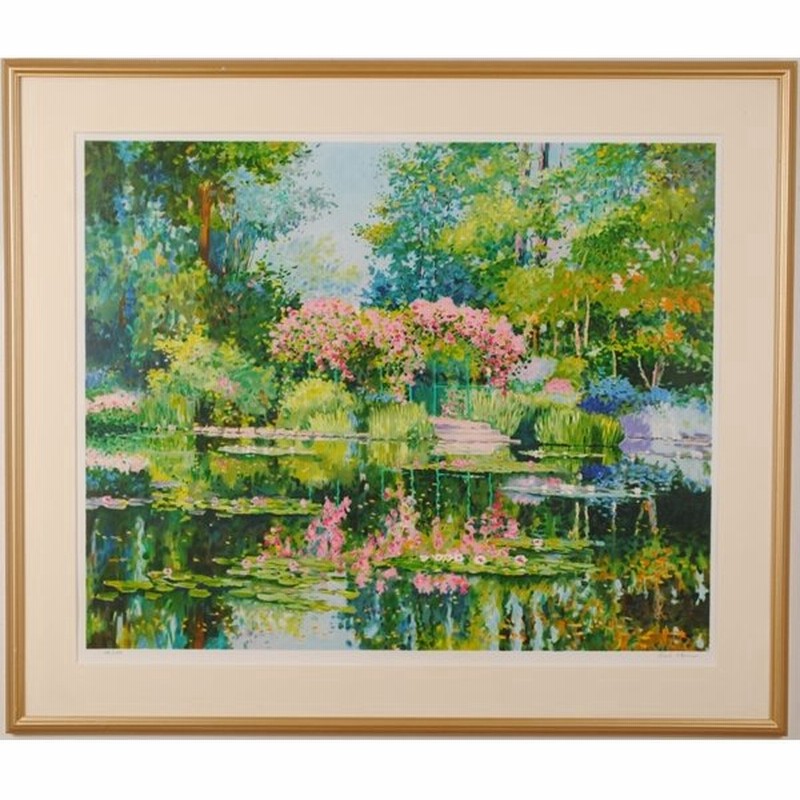 公式 クロード モネ ジヴェルニーのモネの庭 絵画 版画 リトグラフ 全国送料無料 Smtb K Ky 人気特価激安 Chetanacoop Com Np