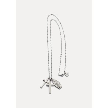 AirRoom 正品 2024SS NEIGHBORHOOD SILVER TRIPLE TOP NECKLACE 項鍊