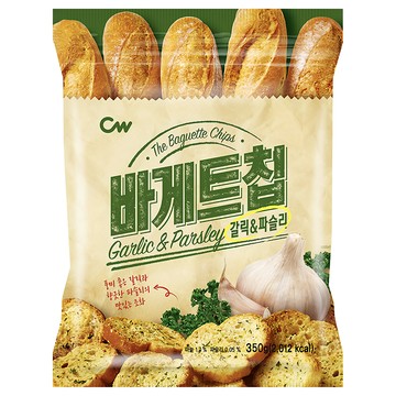 CW 大蒜麵包餅乾 蒜香巴西里口味  350g  1包