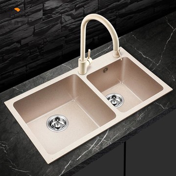 公司貨 免運 可開發票 水槽 PULT石英石水槽洗菜盆雙槽洗菜池洗碗槽廚房水池水盆家用洗碗池工廠現貨直銷 店長推薦 全館八折 售後保障 5h916