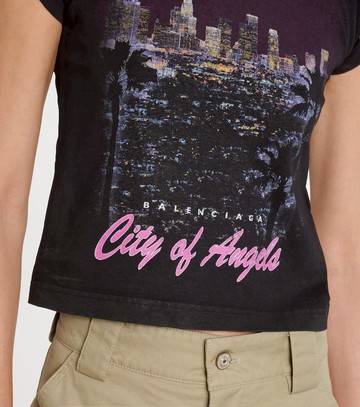 Balenciaga City Of Angels cotton-blend T-shirt