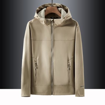 戶外軟殼衣男女情侶搖粒絨外套防風保暖抓絨衛衣開衫連帽運動夾克