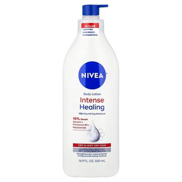 Nivea, 優效修復身體乳，適合乾性和粗糙皮膚，16.9 液量盎司（500毫升）