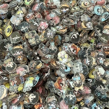熱銷 梓渝 田栩寧周邊 1CM亞克力片片 明星應援禮物 DIY髮夾美甲裝飾 手機殼材料擺件
