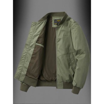 春秋飛行夾克男休閑薄款帥氣上衣外套2025新款男裝大碼工裝棒球服