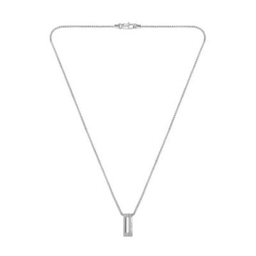【BOSS】Candor Jewelry 不鏽鋼鏤方項鍊-銀色 1580749