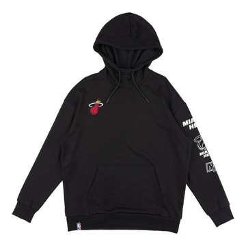 NBA 落肩 胸前隊徽 布章 連帽T恤 熱火隊