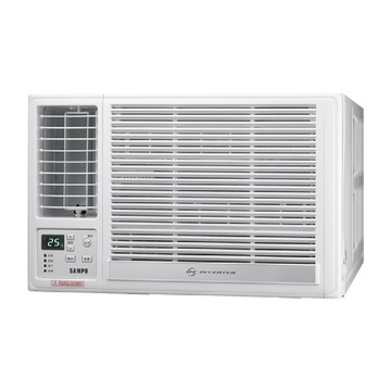 SAMPO 10-13坪急凍雙洗淨一級變頻左吹窗機 AW-LH63DC 含基本安裝+舊機回收