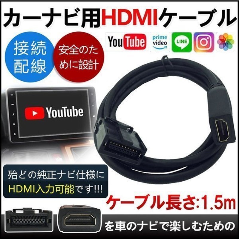 ALPINE アルパイン NXシリーズ用 HDMI Type-E to A 変換ケーブル KCU-620HE 最大48%OFFクーポン